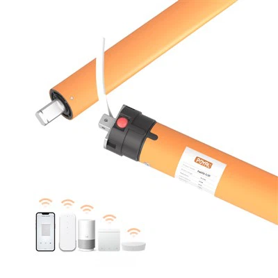 Motor tubular de aluminio de pérgola para cortina apagada a prueba de viento